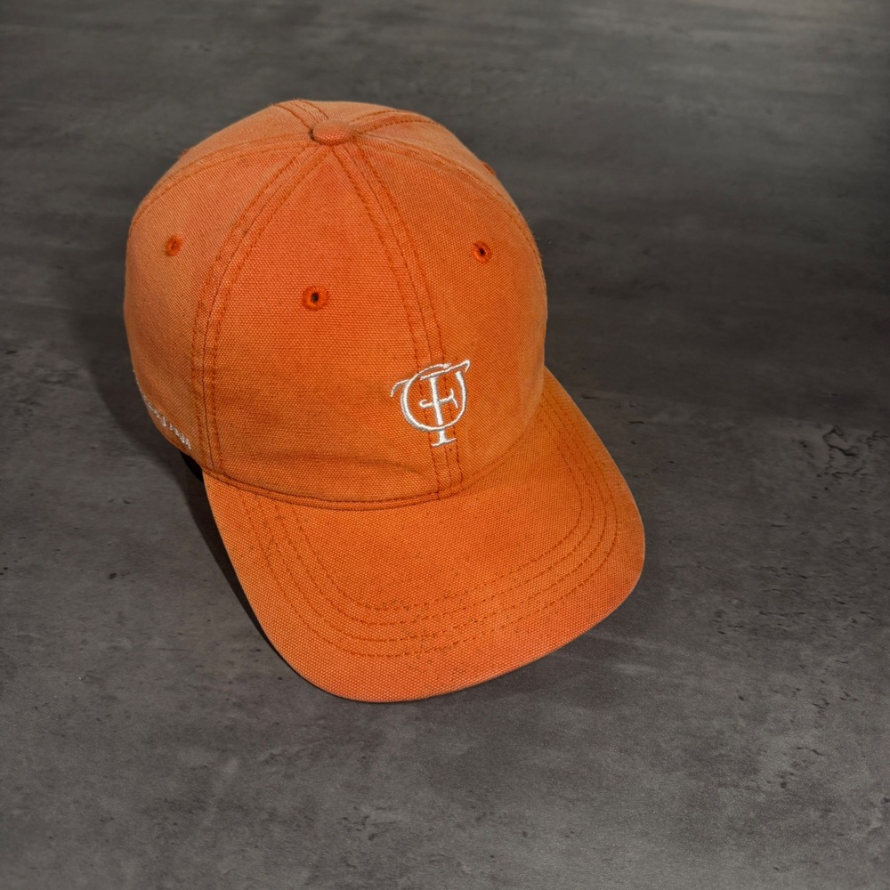 Ahead Old Toccoa Farm‎ Golf Hat Mens Orange Special Edition Mid Fit Cap Georgia